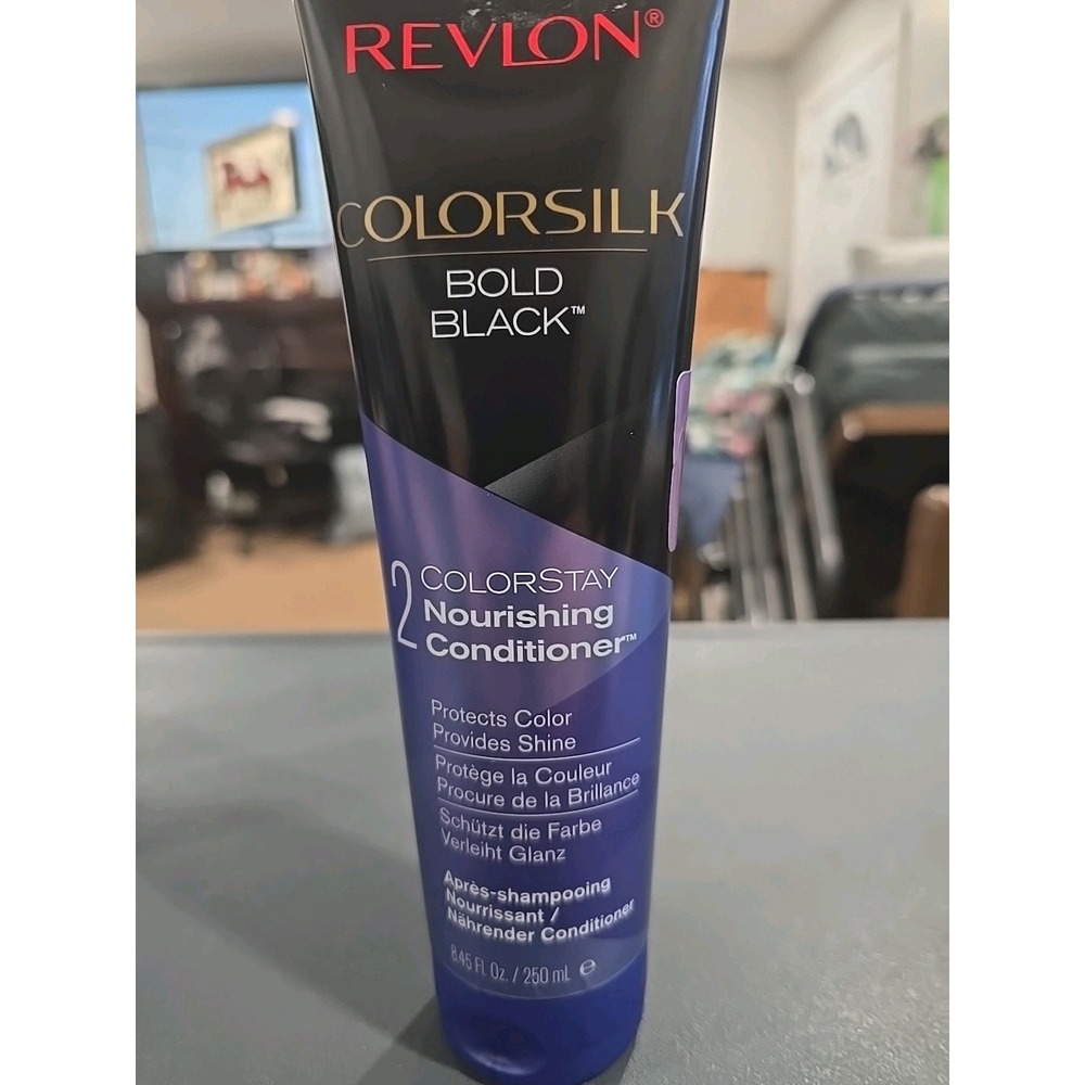 Revlon Colorsilk Bold Black ColorStay Nourishing conditioner 8.45 fl oz New